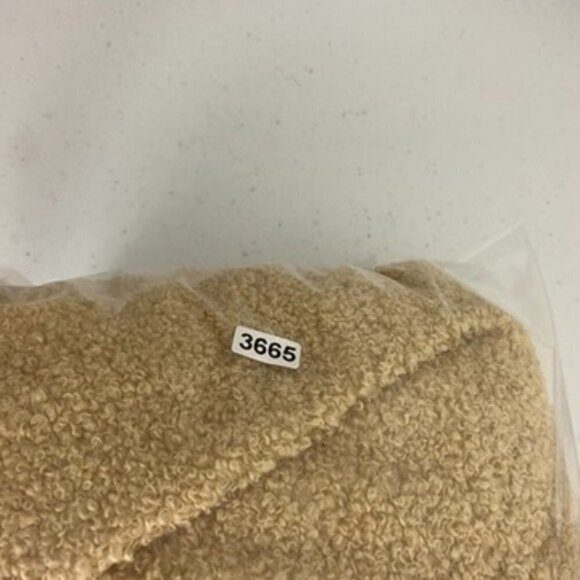 Nordstrom BP Teddy Sherpa Button Up Jacket Yellow Womens XS Oversized - Picture 7 of 7